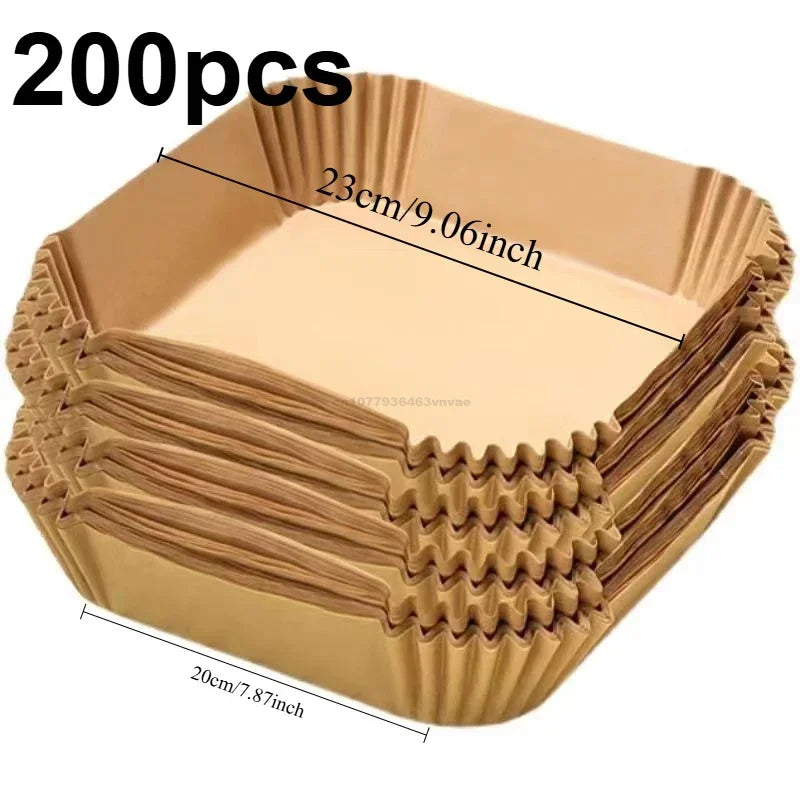 Air Fryer Paper Aerogrill Parchment Paper for Air Fryer Liner Airfryer Baking Cooking Paper Air Fryer Accessories Baking Tool
