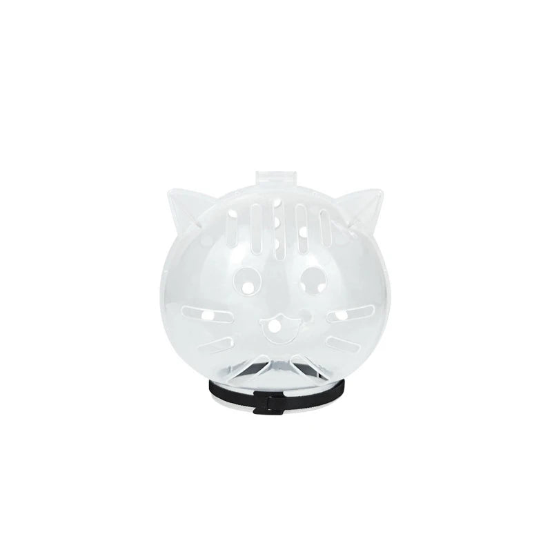 Transparent Cat Headgear Anti-Bite Pet Grooming Cover for Cats Breathable Kitten Grooming Helmet Cat Accessories