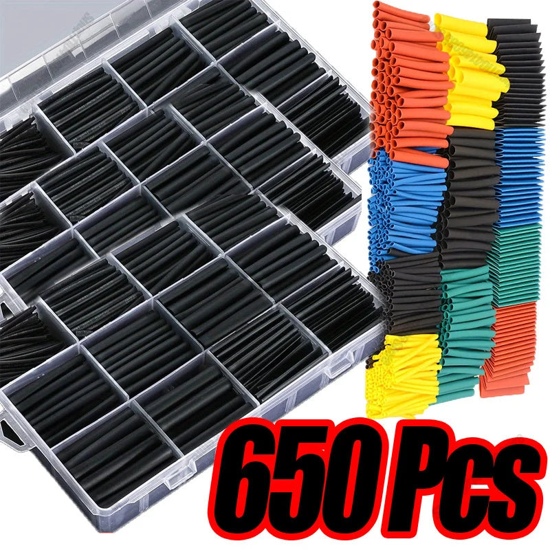 Heat Shrink Tube 2:1,wire Wrapping Sleeve,multi-color Electrically Insulated Heat Shrink Tube Set,DIY Sleeve Wrapping Cable Set