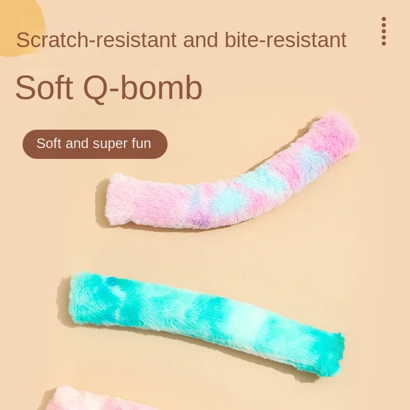 Jouets interactifs à mâcher pour chat, bâtonnets à coups de patte, jouet en peluche doux à l'herbe à chat, jouet durable pour chat, pour le nettoyage des dents et le jeu en intérieur