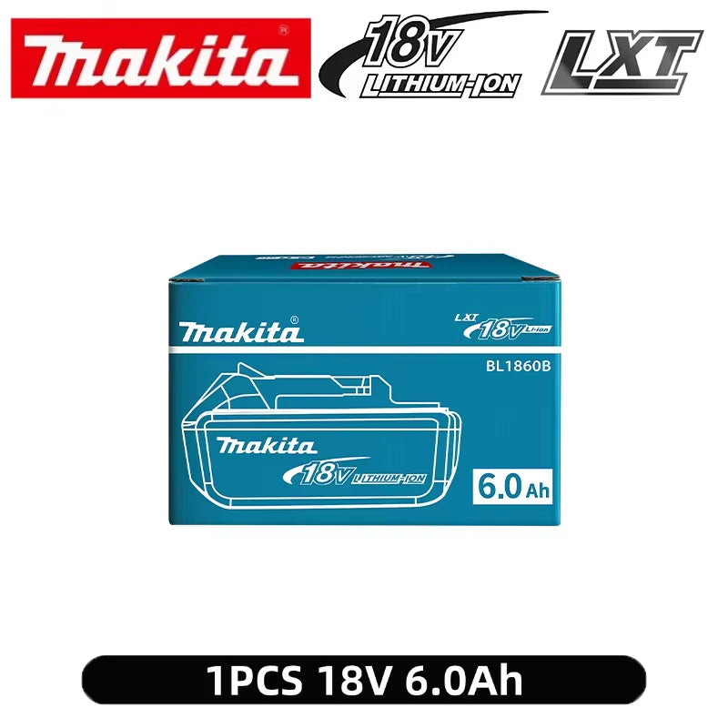Makita 18V 6.0Ah Battery Original Lithium ion Rechargeable Battery 18V 6000mAh Replacement Battery BL1860 BL1850 BL1860B