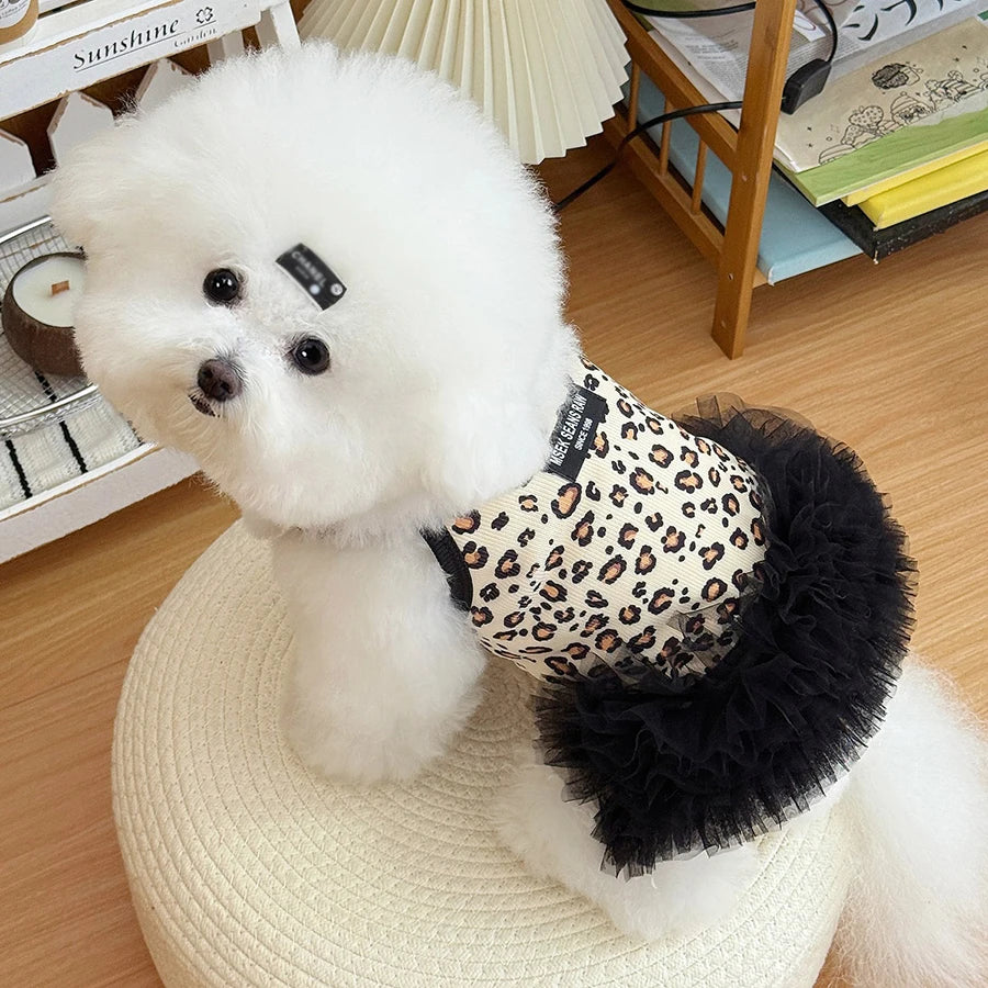 Summer Breathable Dog Dresses Thin Pet Dog Skirts for Small Dogs Cats Puppy Sweet Dress Chihuahua York Clothing Pet Supplies