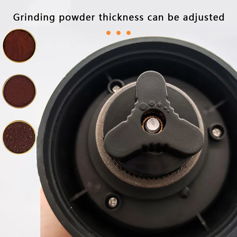 Electric Burr Coffee Grinder Adjustable Burr Mill Conical Coffee Bean Grinding with USB Charge Ceramic Grinding Coffee Beans