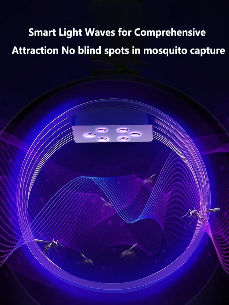 Lenovo USB Rechargeable Mosquito Killer Lamp Indoor Portable Bug Zapper Outdoor Camping Silent UV Light Pest Control Bedroom