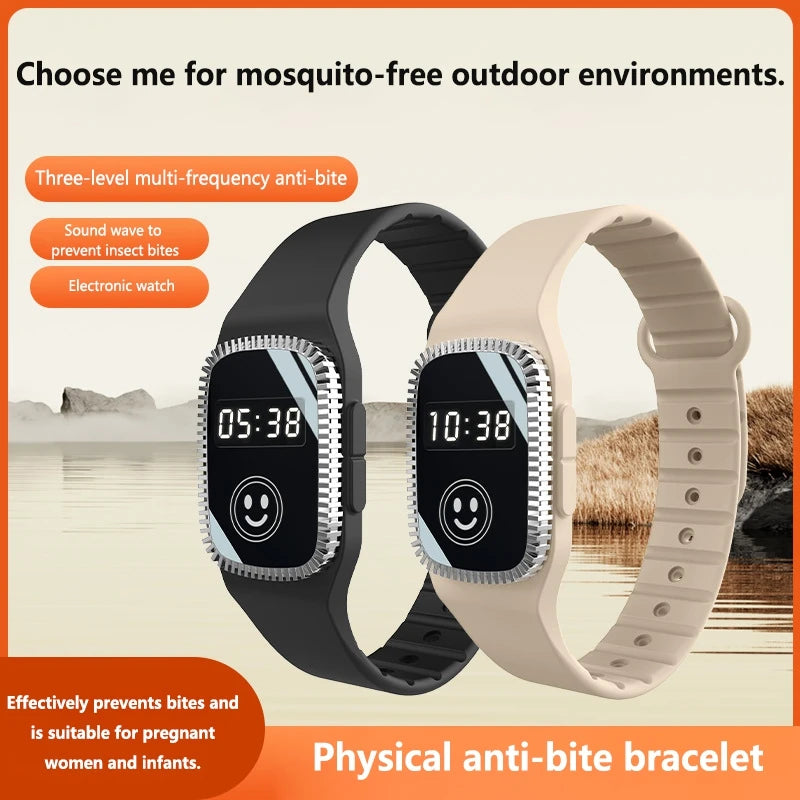 Zomer 2026 nieuwe muggenwerende armband draagbaar buiten insecten- en beetwerende armband kindermuggenwerend horloge