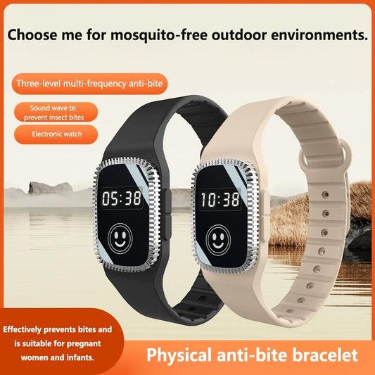 2026 Summer New Mosquito Control Bracelet Portable Outdoor Insect and Bite Control Bracelet Children's Mosquito Repellent Watch