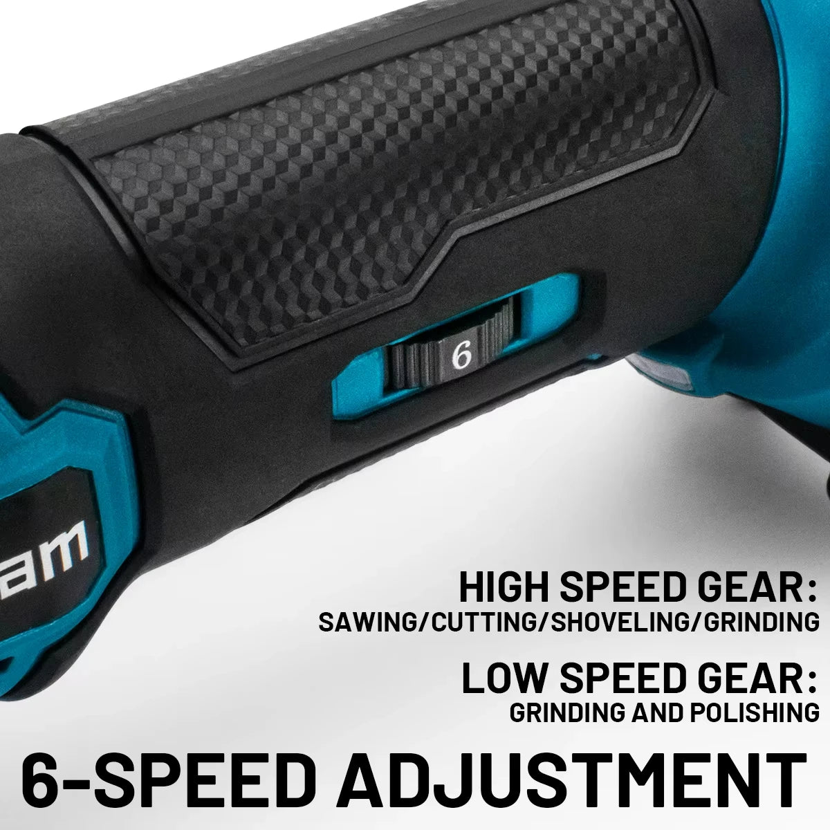 Outil multifonction oscillant sans fil Gisam 20 000 OPM avec dégagement rapide, outil électrique de coupe anti-vibration pour batterie Makita 18 V