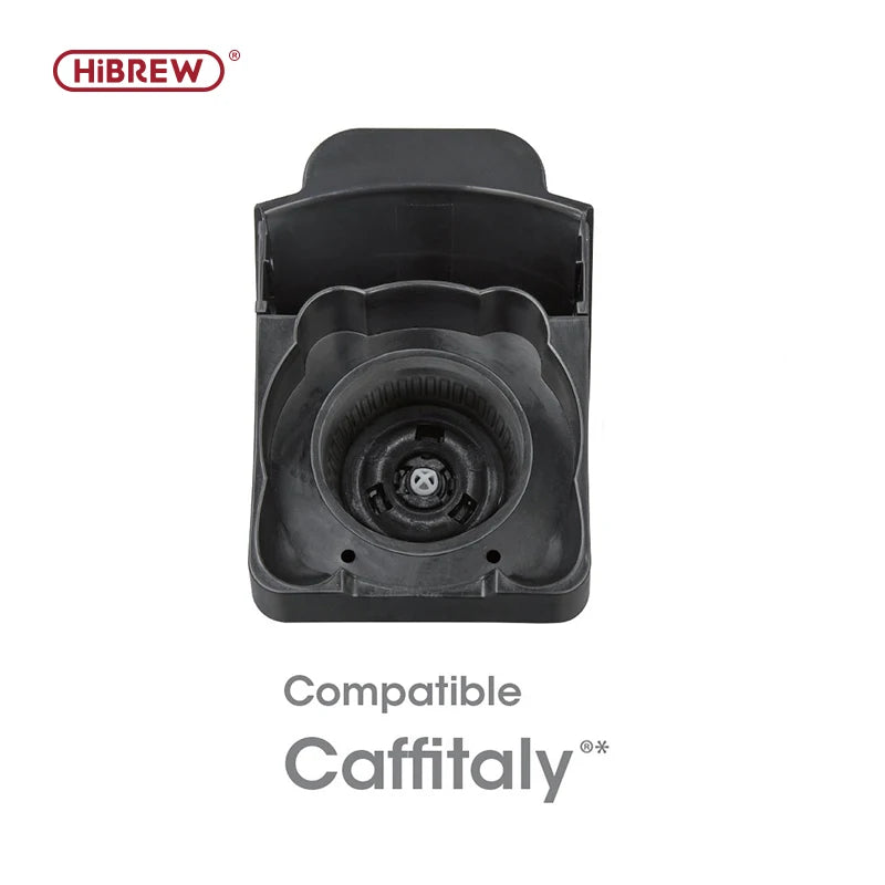 HiBREW H2A&H2B koffiemachine capsule-adaptersysteem onderdelen voor Nespresso, Dolce Gusto, gemalen koffie, ESE-pad of Caffitaly