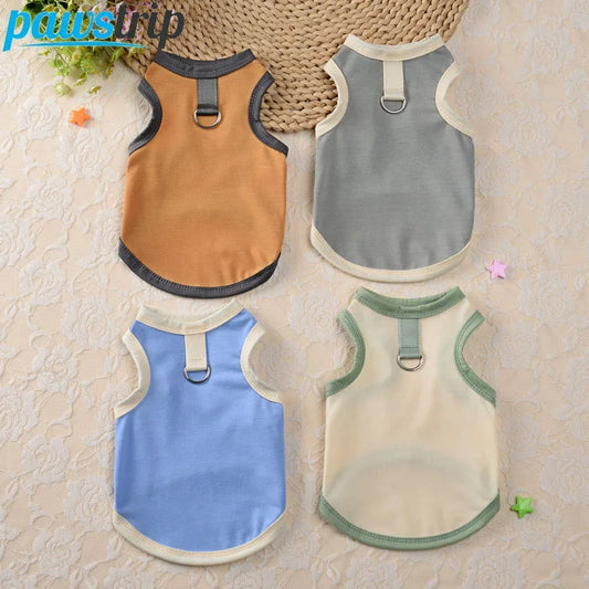 Summer Pet Dog Vest BreathableDog Clothes Thin Puppy T-Shirt Chihuahua Bichon Clothing Dog Accessories
