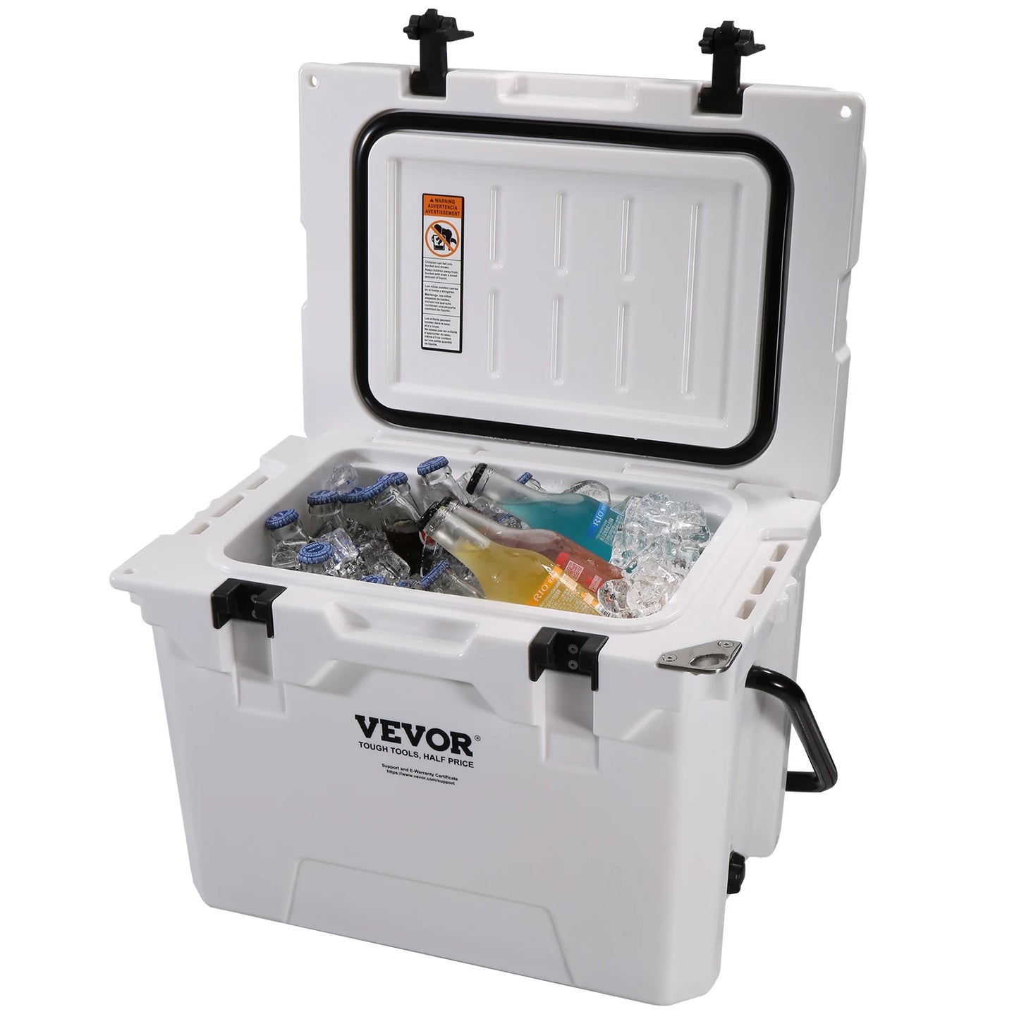SucceBuy 25/33/45/52QT Hard Cooler Insulated Portable Large Capacity Ice Chest Cooling Box for Family Outdoor Camping Activities