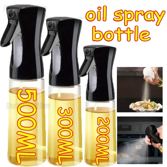 200/300/500 ml oliespray voor in de keuken, verstuiverdispenser, oliespuit, voor airfryer, barbecue, kamperen, olijfoliedispenser, koken