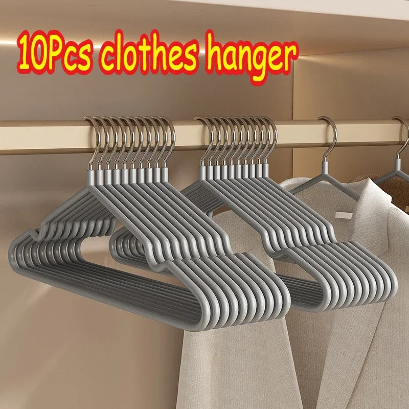Stainless Steel Non-Slip Hangers Durable Heavy-Duty Wardrobe Organizers Suitable for Home Bathrooms Bedrooms Closets Wardrobes
