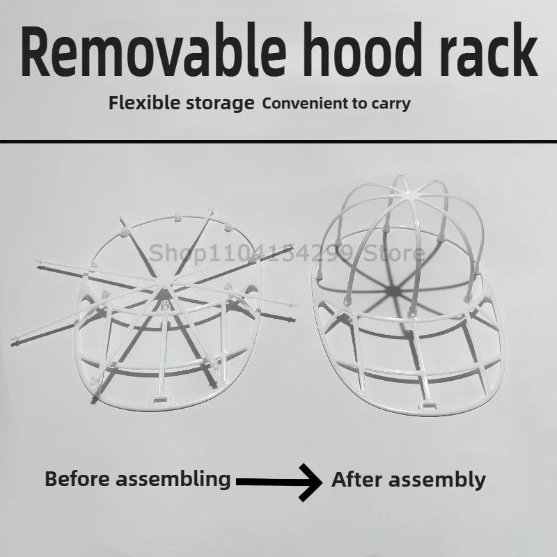 Hat Cleaner Cage for Washing Machine with Mesh Bag Hat Cleaner for Baseball Cap Wash Protector Cap Cleaner Laundry Bag