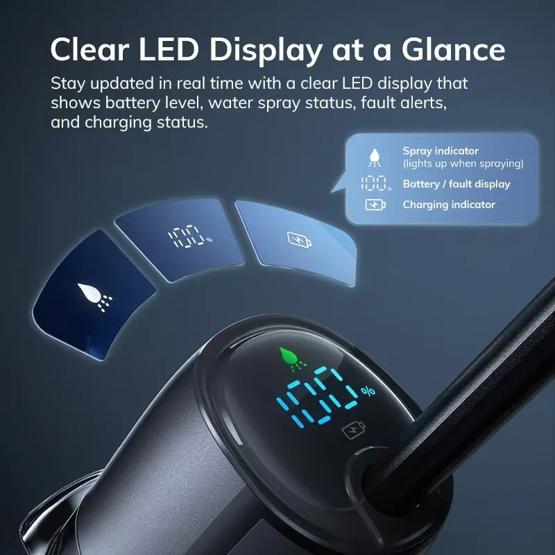ILIFE W90 Pro Snoerloze Stofzuiger en Dweil Nat & Droog, 7000Pa Zuigkracht, Zelfreiniging met één druk op de knop, Vloerreiniger, LED-display, Grote dubbele watertank, Verbeterde W90