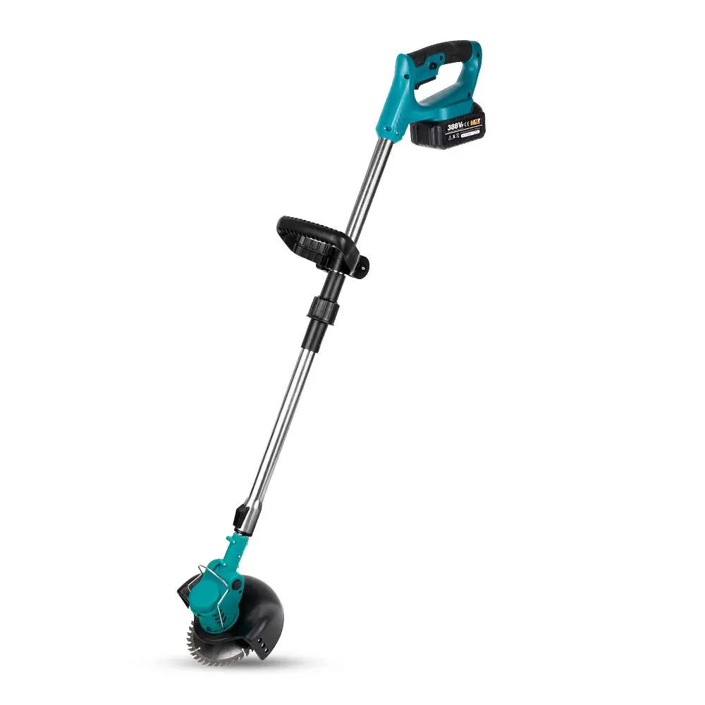 YOFIDRA Electric Lawn Mower Handheld Length Adjustable Cutter Cordless Garden Grass Cutting Trimmer For Makita 18V