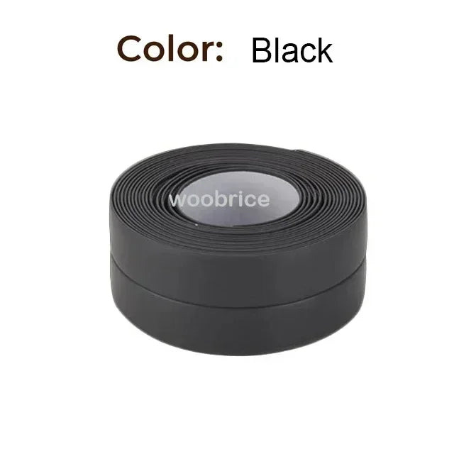 Bathroom Shower Sealing Tape PVC Bath Toilet Caulk Tape Self Adhesive Waterproof Mildew Proof Tapes For Kitchen Sink Wall Corner