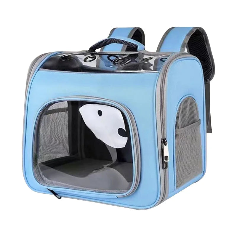 Pet Cat Carrier Bag Outdoor Travel Backpack for Cats Small Dogs Breathable Cat Carrying Bag Suitable for Cats Within 7.5kg
