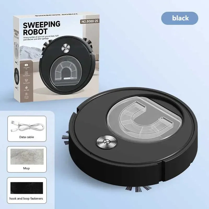 2026 3-in-1 Efficient Cleaning Scanning Suction Dragging Integrated Dust Box Can Removal  USB Rechargeable Fully Automatic Robot