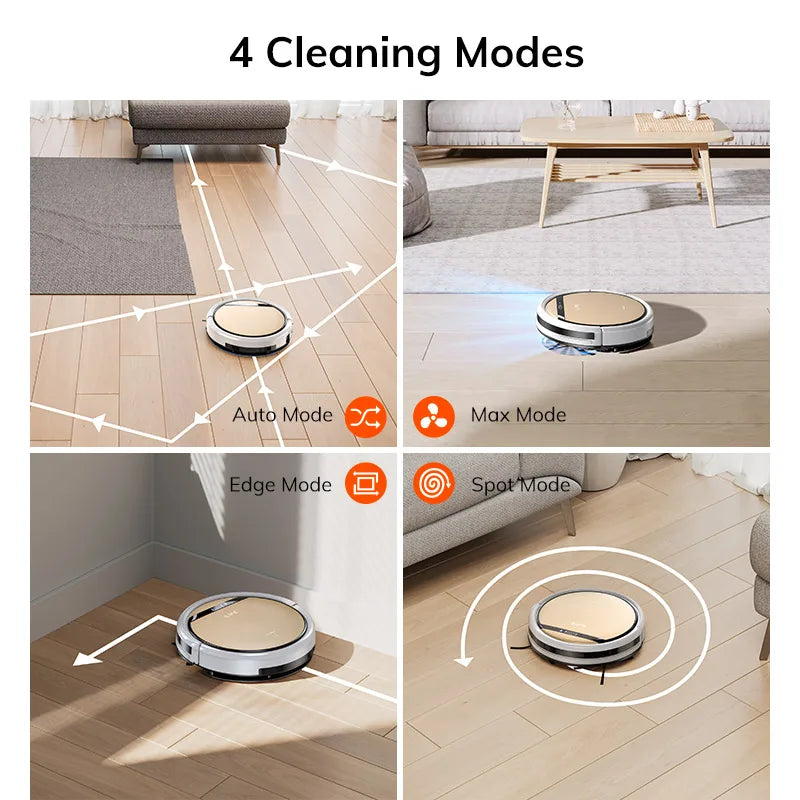 ILIFE V5s Ultra Robot Vacuum and Mop Combo, 4000Pa Suction, App / Remote Control, Map Creation, Schedule Cleaning