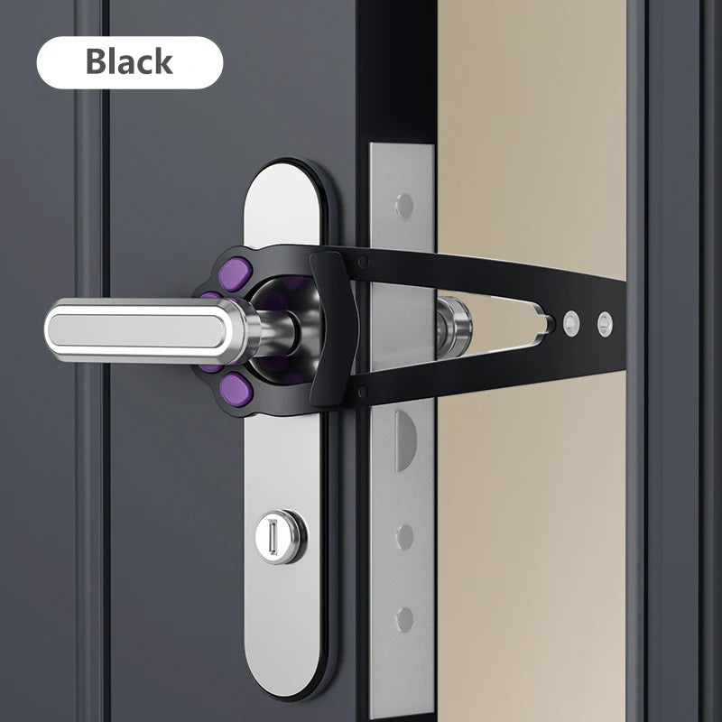 Punch-Free Pet Door Opener Adjustable Cat Door Holder Latch Easy Installation Pet Flap Door for Dog Cats Pet Supplies