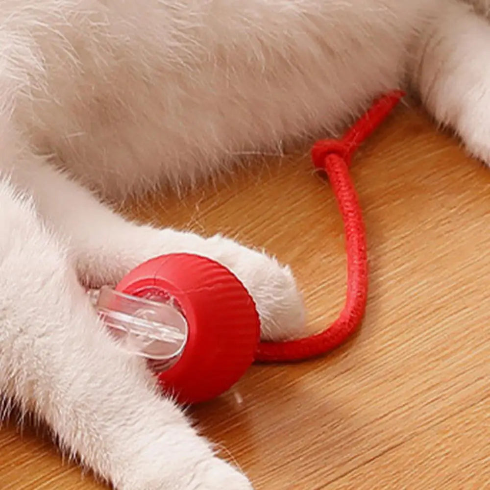 Automatic Rolling Ball Toy For Cat Electric Cat Toy Rolling Ball Pet Electric Toy Cat Training Imitate rats Indoor Playing Toys