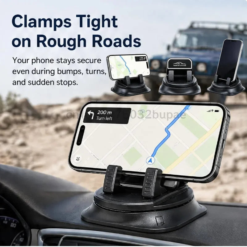 Car Phone Holder Car Dashboard Support Bracket Mount Anti-Slip Pad Universal 360 Degree Rotatable Navigation Holder Accessories