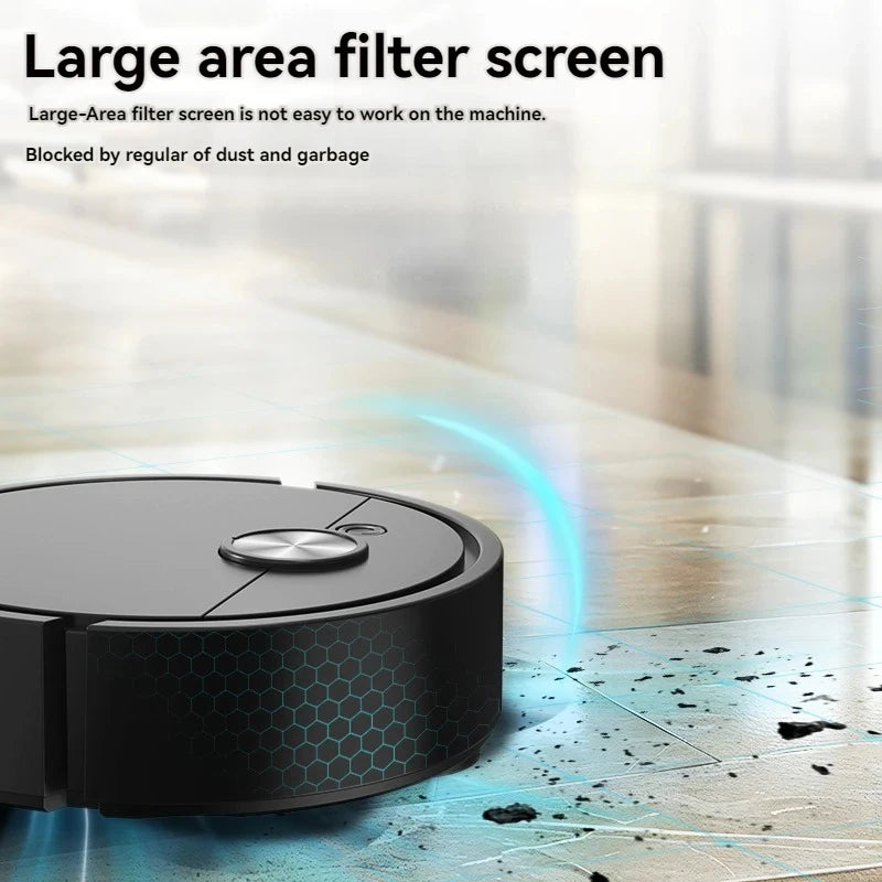 Smart 4000Pa 3-in-1 Robot Vacuum Cleaner for Hard Floors and Carpets, Ideal for Pet Hair Removal