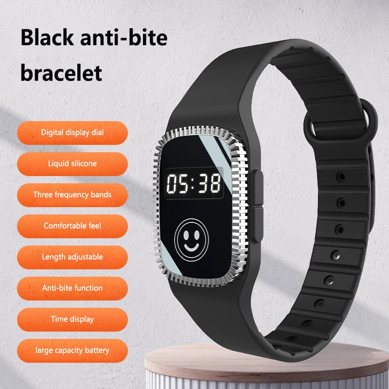 Zomer 2026 nieuwe muggenwerende armband draagbaar buiten insecten- en beetwerende armband kindermuggenwerend horloge