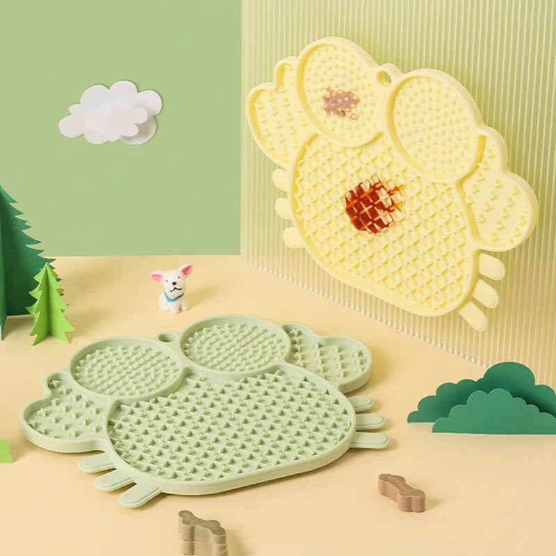 Pet Slow Feeding Mat Silicone Dog Slow Feeder for Cats Dogs Lick Mats Food Grade Pet Placemat Feeding Supplies
