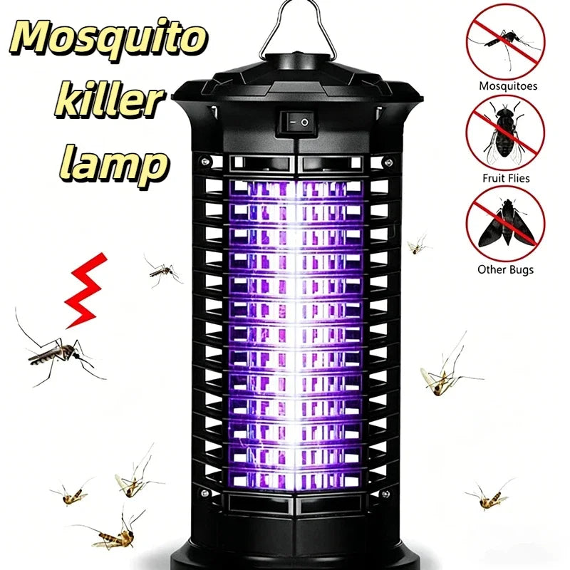 LED Trap High-performance UV Electric Mosquito Destroyer Shock Fly Trap Insect Trap For Home Garden Backyard Outdoor Camping