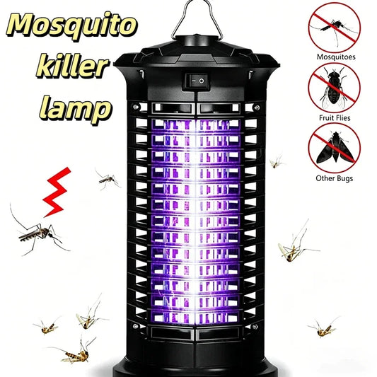 LED Trap High-performance UV Electric Mosquito Destroyer Shock Fly Trap Insect Trap For Home Garden Backyard Outdoor Camping