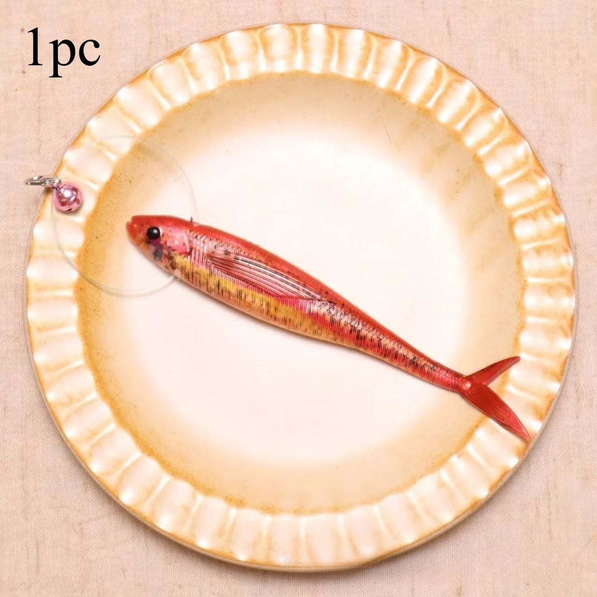 Jouet pour chat en forme de poisson en silicone 3D, lot de 2/3 pièces, canne à pêche interactive pour chat