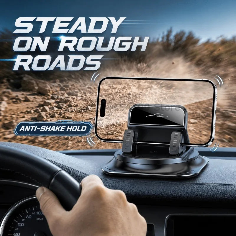 Car Phone Holder Car Dashboard Support Bracket Mount Anti-Slip Pad Universal 360 Degree Rotatable Navigation Holder Accessories
