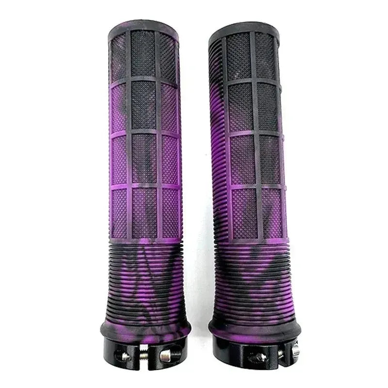 MTB Bicycle Handlebar Grips Rubber Anti-Skid Bike Grips Lock On Road Mountain Handle End Grips MTB Cuffs Bike Accessories