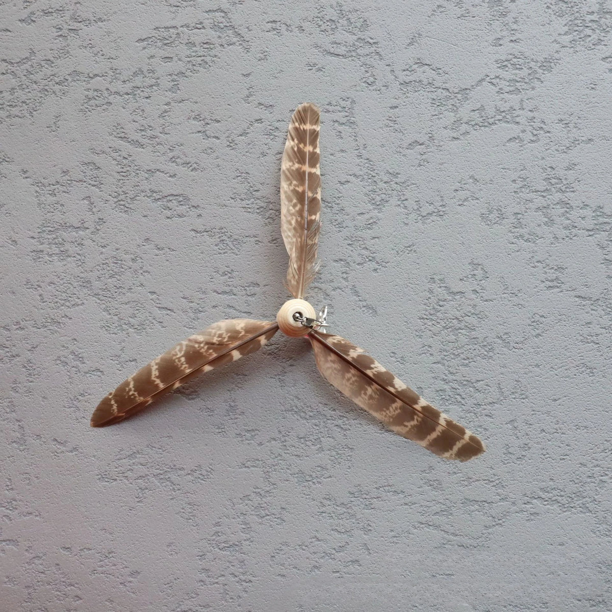 Jouet pour chat à plumes, jouet pour animal de compagnie, bâton amusant pour chat, plume rotative pour chat