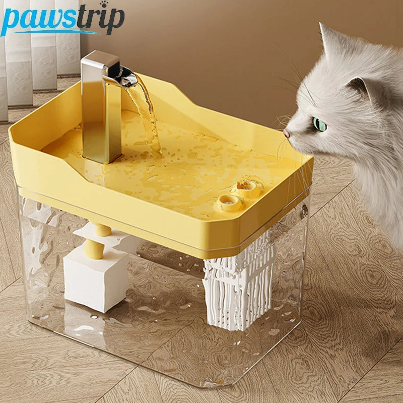 Automatic Cat Water Fountain 1500ml USB Mute Pet Drinking Dispenser for Cats and Kittens - Quality Shopping Centre