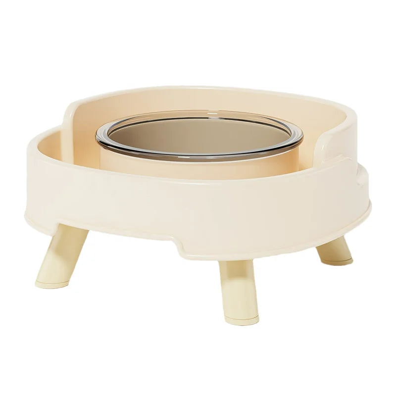 Raised Cat Food Bowl Non-Slip Pet Neck Protection Bowl for Cats Small Dogs Spill-proof Kitten Feeder Bowl Cat Accessories