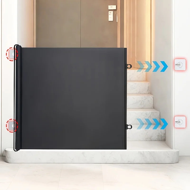 Pet Dog Barrier Fences Pet Isolated Network Stairs Gate New Folding Breathable Mesh Playpen For Dog Safety Fence