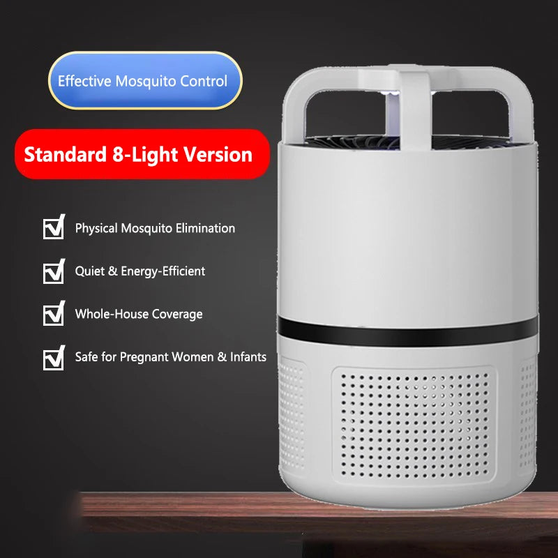 Lenovo Silent Mosquito Killer Lamp Powerful Night Light Mosquito Repellent Suction Type Mosquito Trap Household Bedroom Outdoor