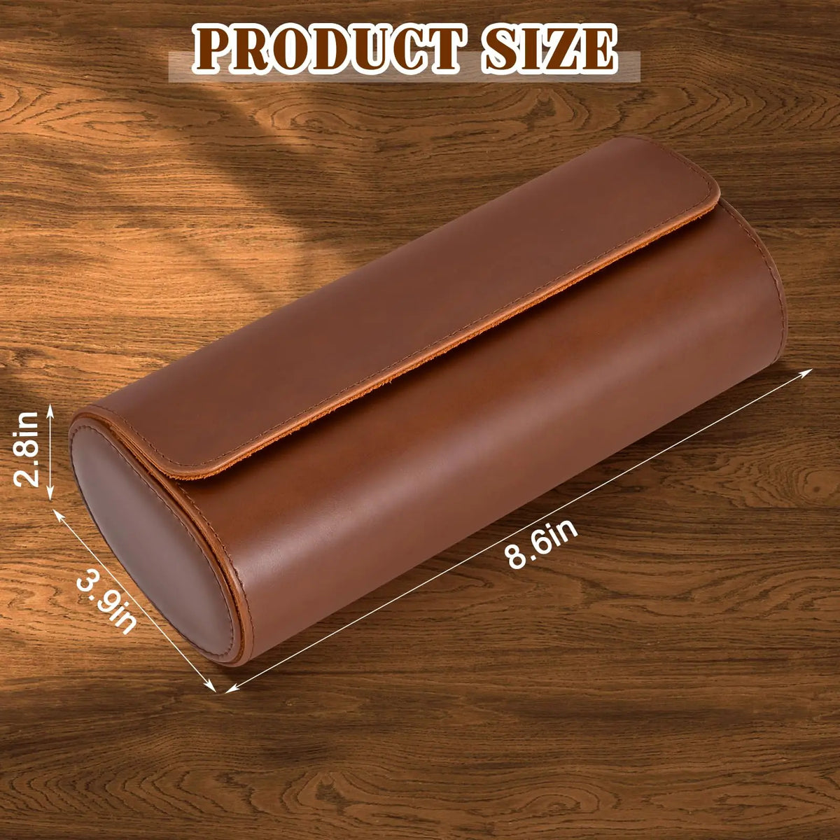Watch Roll Travel Case-1/2/3 Slot Watch Storage and Organizer-Secure Storage with Innovative Removable Pillows & Solid Dividers