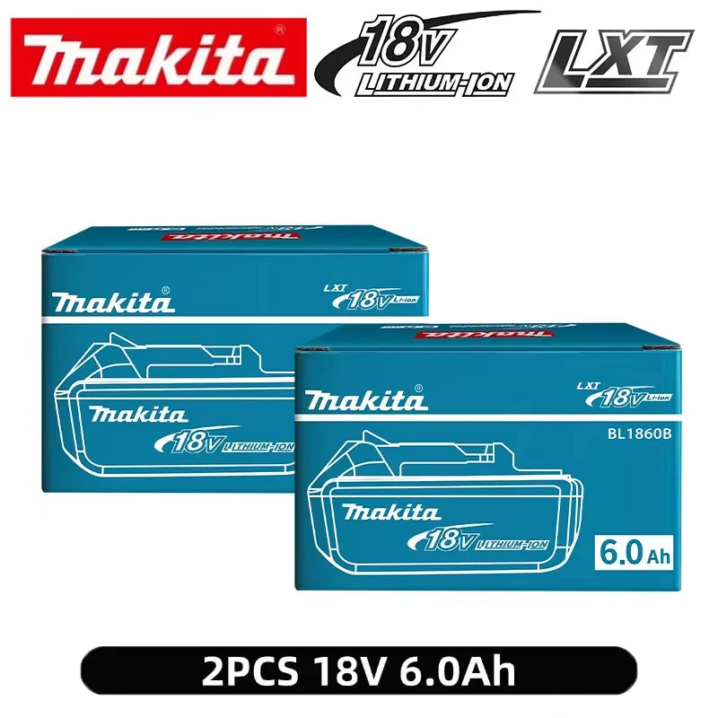 Makita 18V 6.0Ah Battery Original Lithium ion Rechargeable Battery 18V 6000mAh Replacement Battery BL1860 BL1850 BL1860B