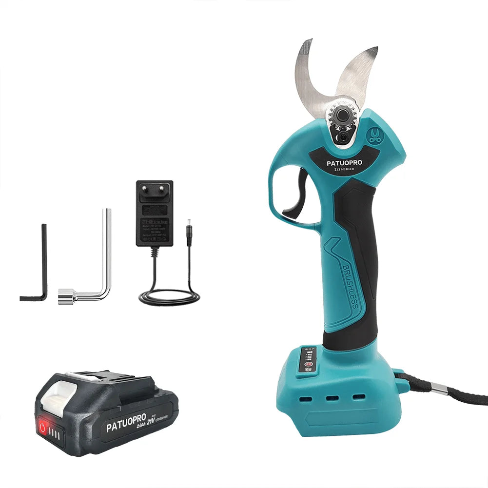 Sécateur sans fil rechargeable, ciseaux électriques, élagueur de jardin sans balais, coupe-branches électrique pour batterie Makita 18V
