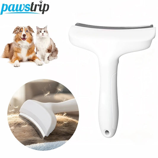 ABS Pet Dog Knotting Comb Curved Cat Hair Remover Long Handle Pet Brush for Cats Dogs Kitten Grooming Supplies Pet Supplies