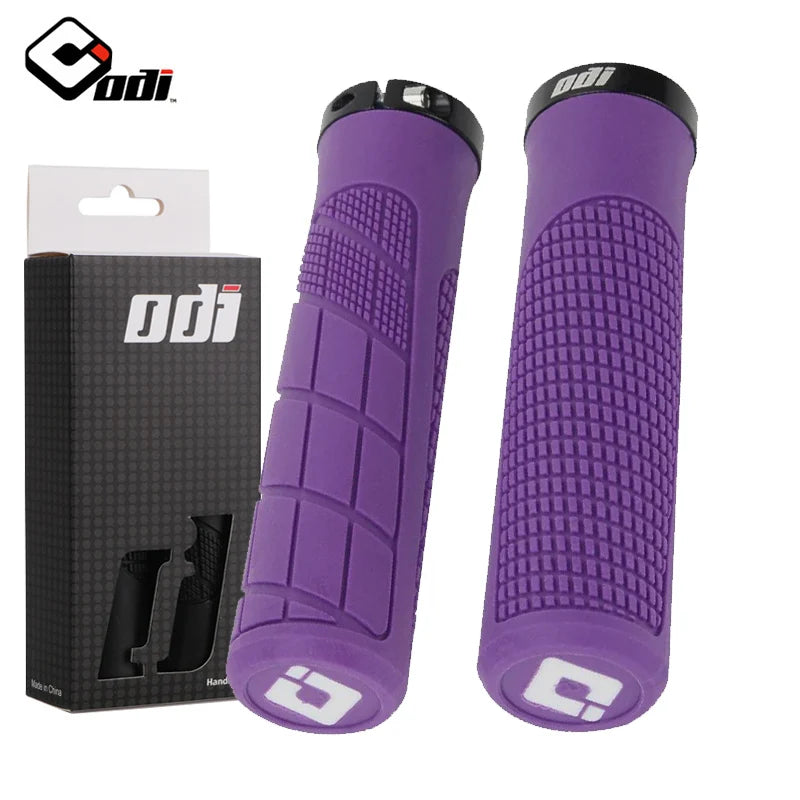 ODI Bicycle Handlebar Grip Lock On Mountain Bike Grip Soft Rubber MTB Cuffs 22.2mm Bicycle Handle Cover Non-slip Bike Handle