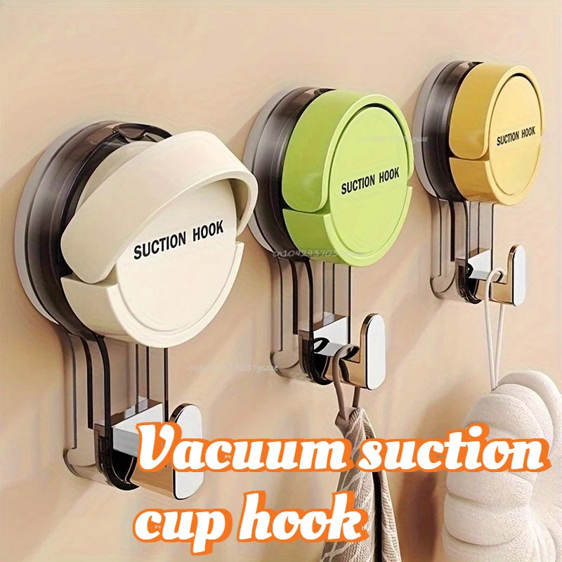 Strong Vacuum Suction Hooks Traceless No-Drilling Adhesive for Home Bathroom Kitchen Door Back Toilet Area Purpose Strong Hold