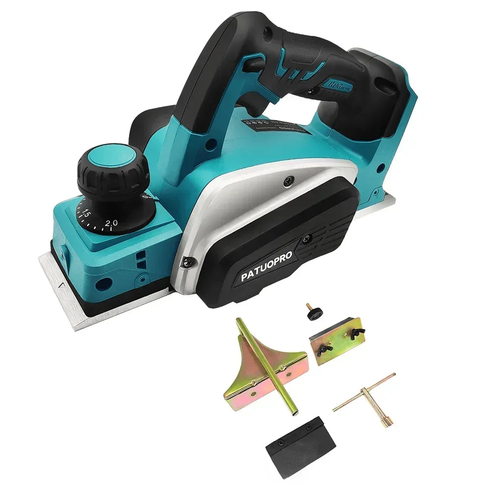 82 mm draadloze elektrische handschaafmachine 15000 tpm oplaadbaar elektrisch houtsnijgereedschap voor doe-het-zelf meubels voor Makita 18V-accu