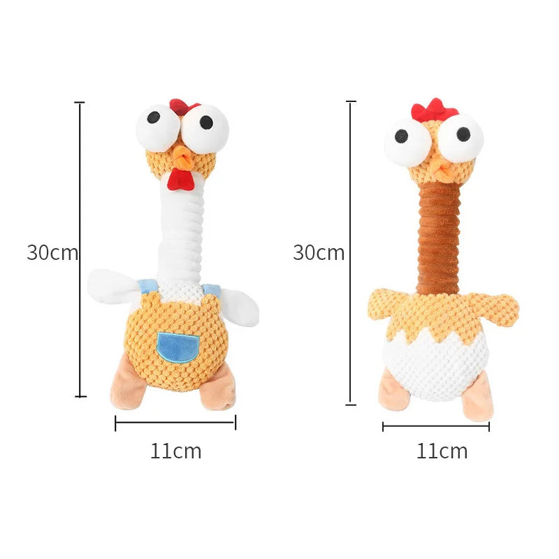 Plush Pet Dog Squeaky Toys Animal Puppy Chew Toys  Bite-resistant Pet Toy for Small Medium Dogs Interactive Pet Chew Toys