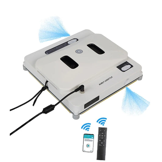 Window Cleaner Robot Automatic Two Sides Water Spray 3988 APP Remote Control Electric Robotic Glass Washer Smart Home Appliance