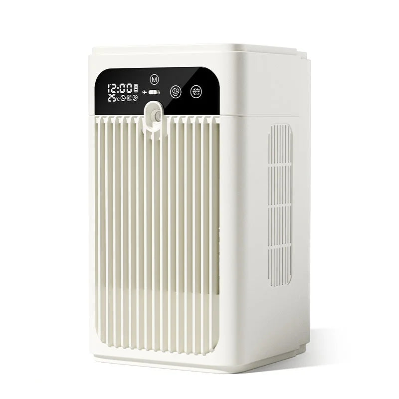 Lenovo 2026 New Air Cooler Fan Desktop Portable Air Conditioner Misting Cooling Fan for Bedroom Office Outdoor Camping