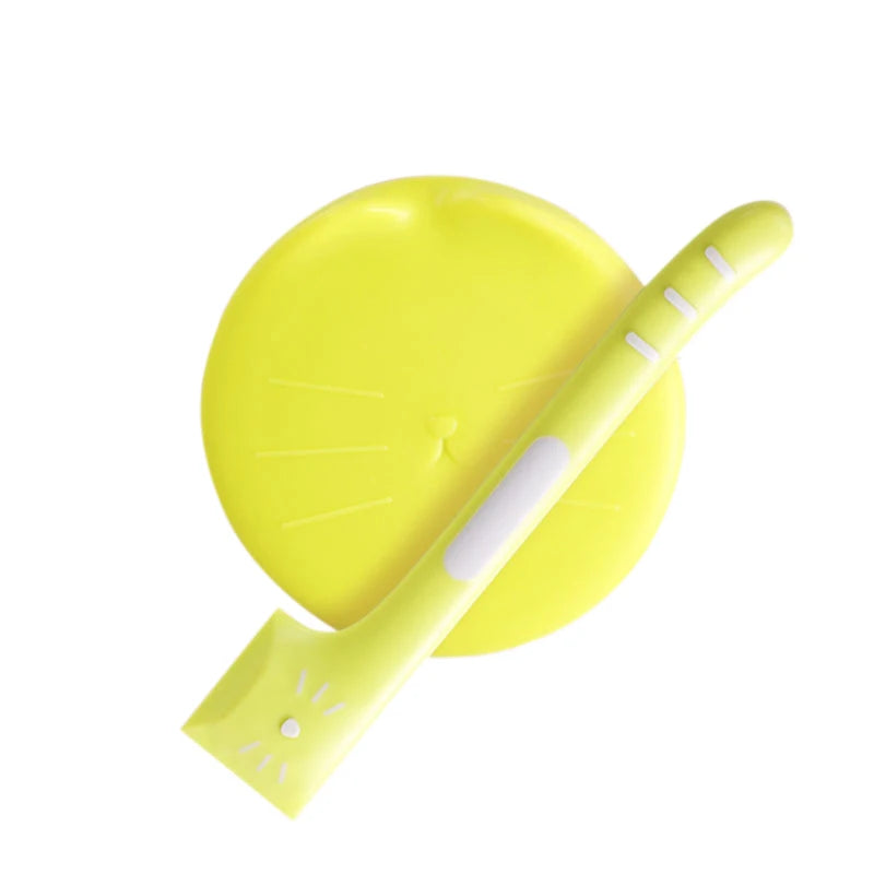 Silicone Cat Can Sealing Cover Reusable Pet Canned Spoon Multifunction Pet Spoon for Cats Dogs Can Opener Food Storage Supplies